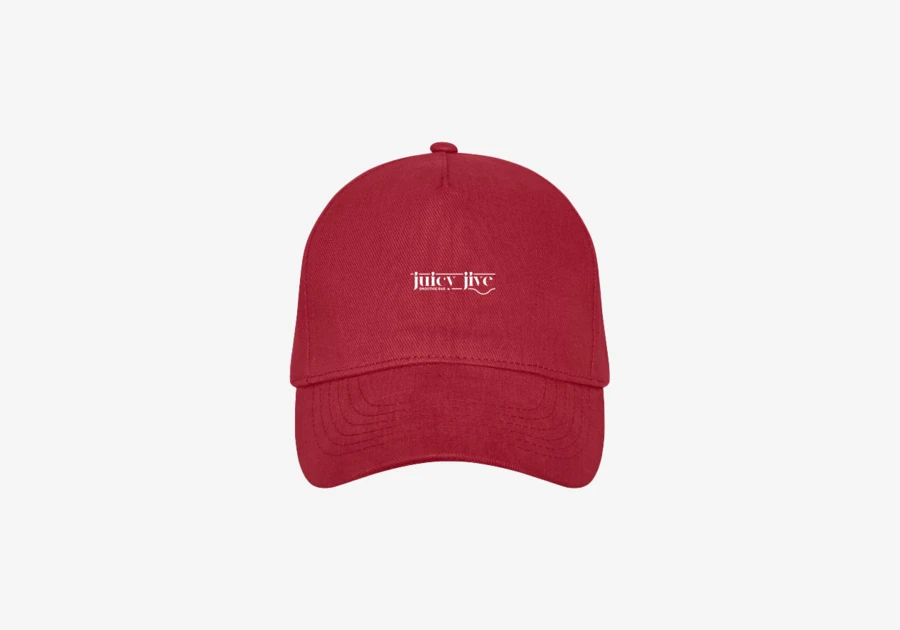 Casquette Doyle 5 panneaux rouge