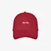 Casquette Doyle 5 panneaux rouge