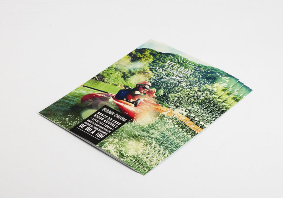 Folleto reciclar capa reciclar semimate