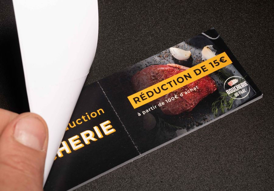 Carnet de tickets 10 x 21 zoom