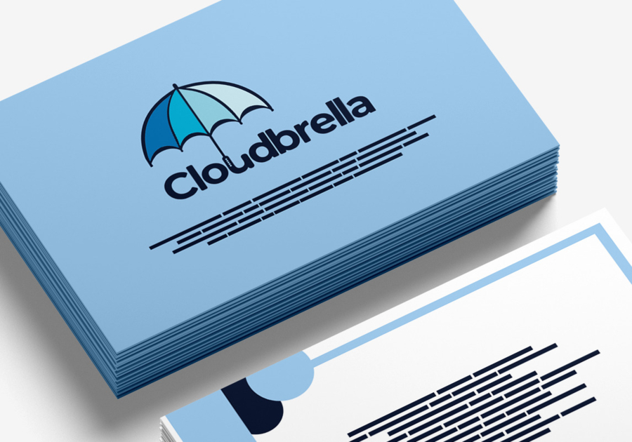 Tarjeta de invitación Tarjeta de felicitación papel clásico cloudbrella