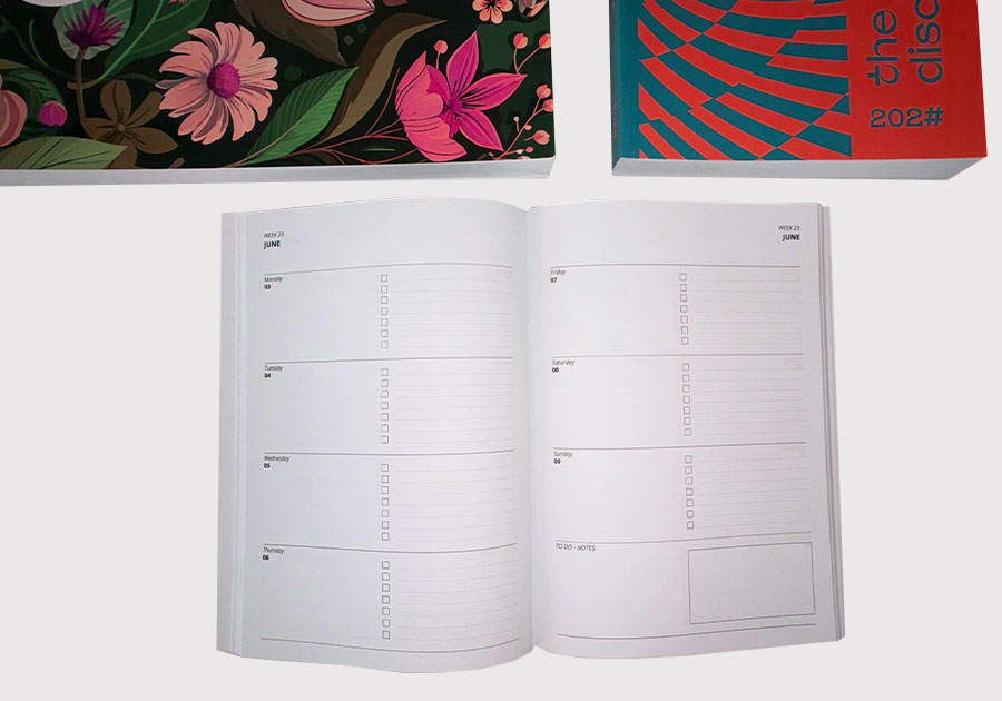 Agenda - Interior diaria preimpreso