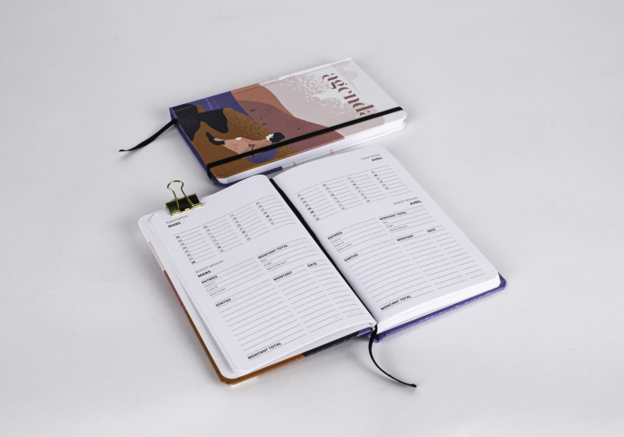 Agenda - Interior diaria preimpreso