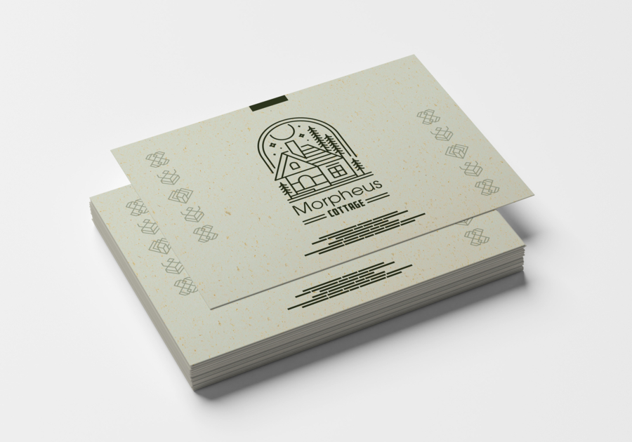 Tarjeta postal A6 papeles especiales Remake cuero (Morpheus)
