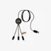 Câble 3-en-1 extensible SCX.design C36 rPET bambou