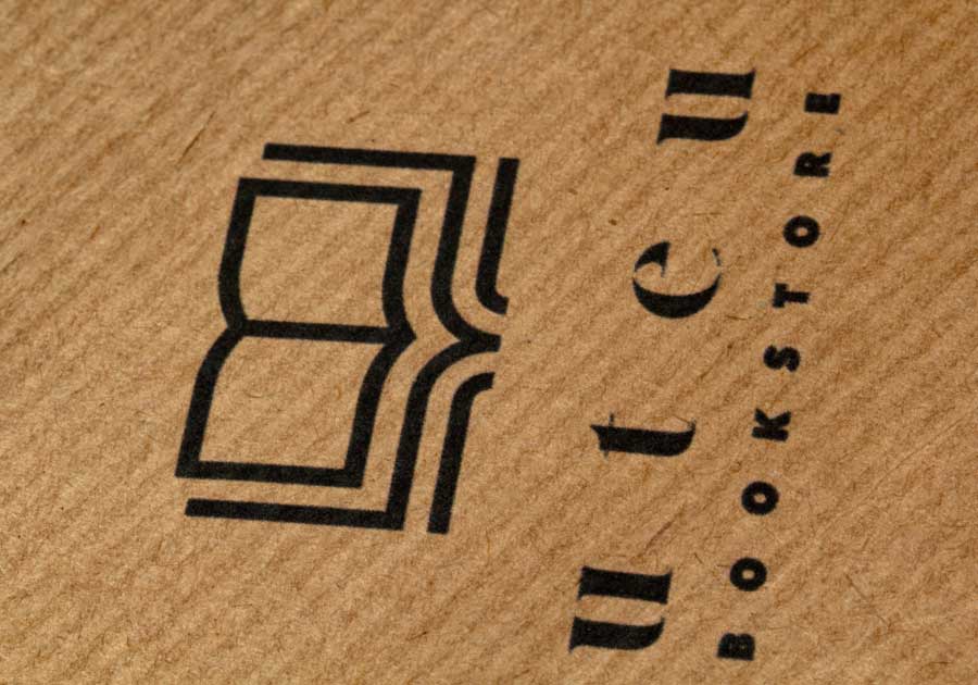 Papel regalo 90g kraft impresión negro