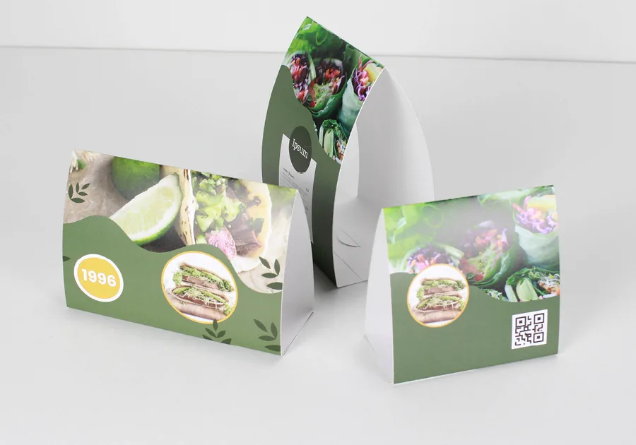 Chevalet de table trio de format