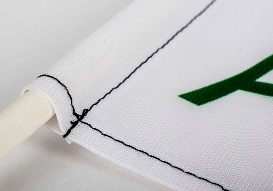 Bandera de aficionado con mástil de PVC