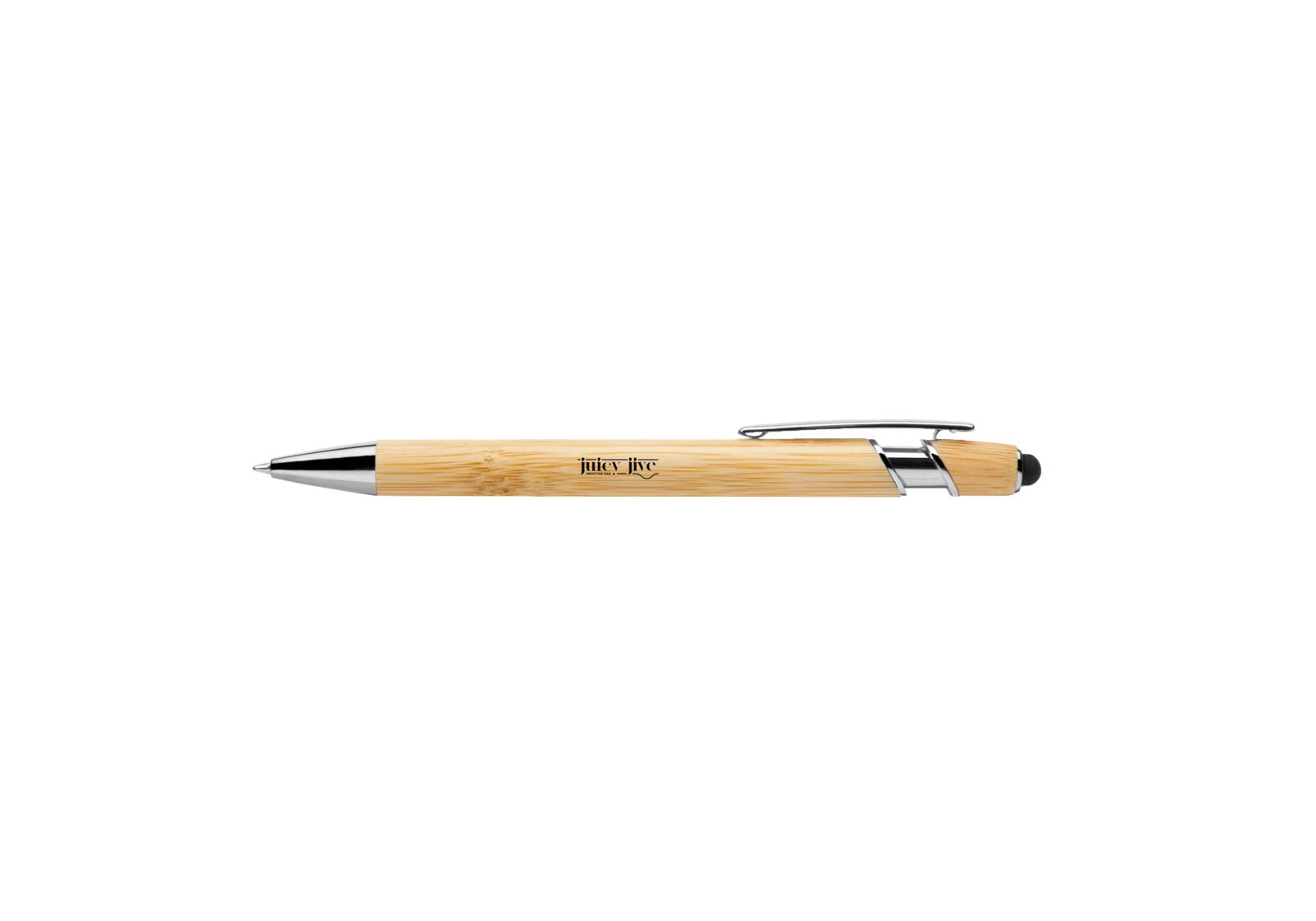 Stylo Ellipse en bambou avec stylet