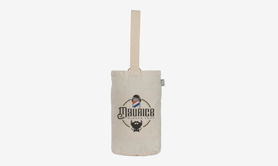 Sac à vin en coton recyclé 225 g/m2 tango