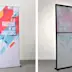 Totem tissu tendu PVC 75 x 200 cm