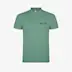 Polo-homme-manches-courtes-Star-menthe-fonce?e