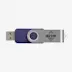 Unidad flash usb giratoria azul de 16 gb