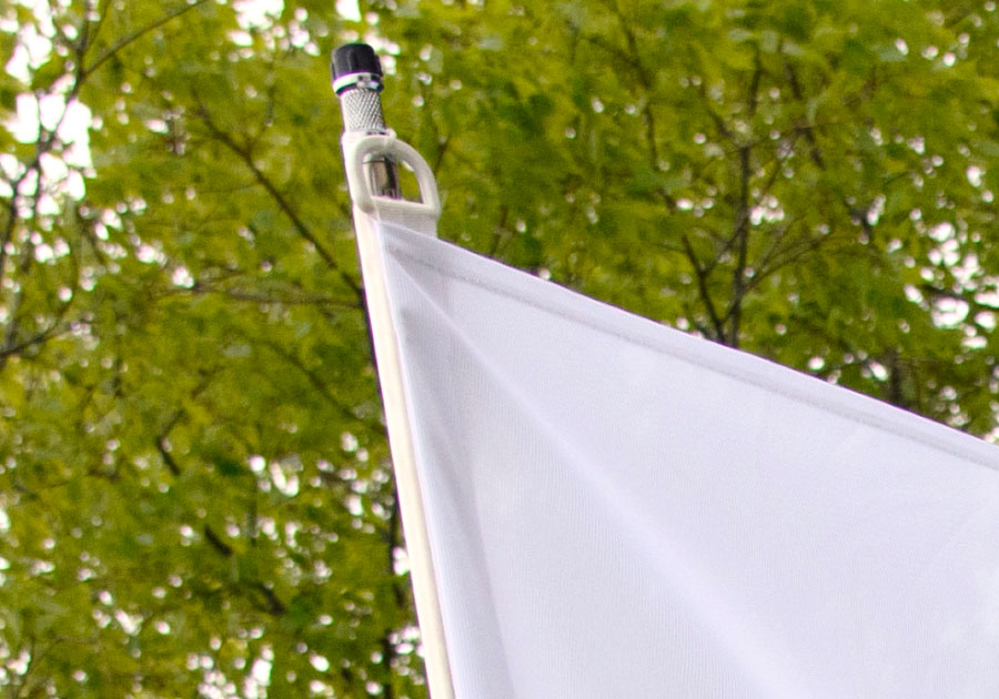 Bandera para mástil con driza 1 anilla de plástico