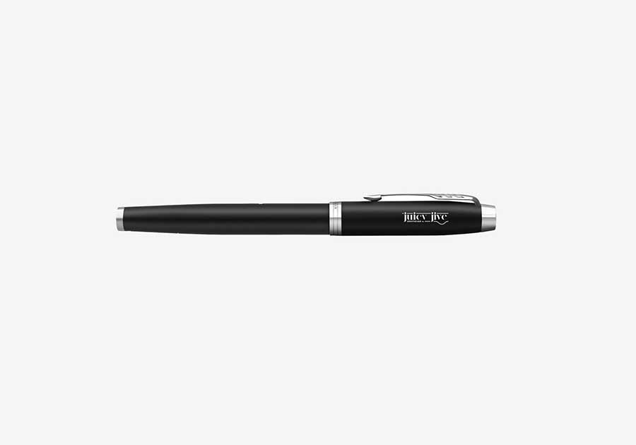 Stylo-roller-encre-noire-Parker-IM-noir-mat