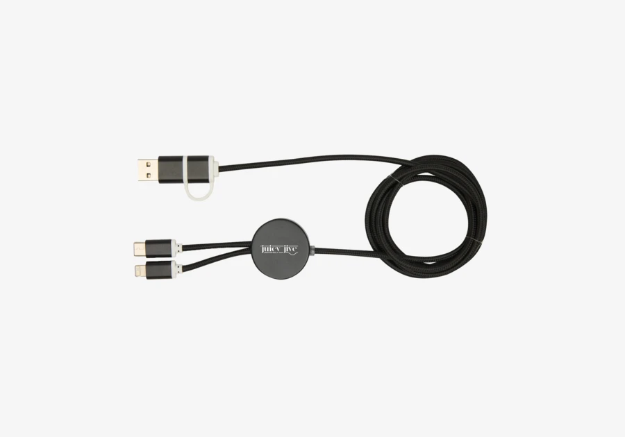 Cable 5-en-1 150 cm 27W aluminio Alasia