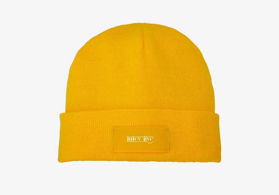 Bonnet-avec-étiquette-Boreas-jaune