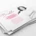 Carte Tarjeta postale papier texturé A6Tradition extra blanc bridelia