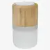 Enceinte en bambou avec lumière Bluetooth Aurea