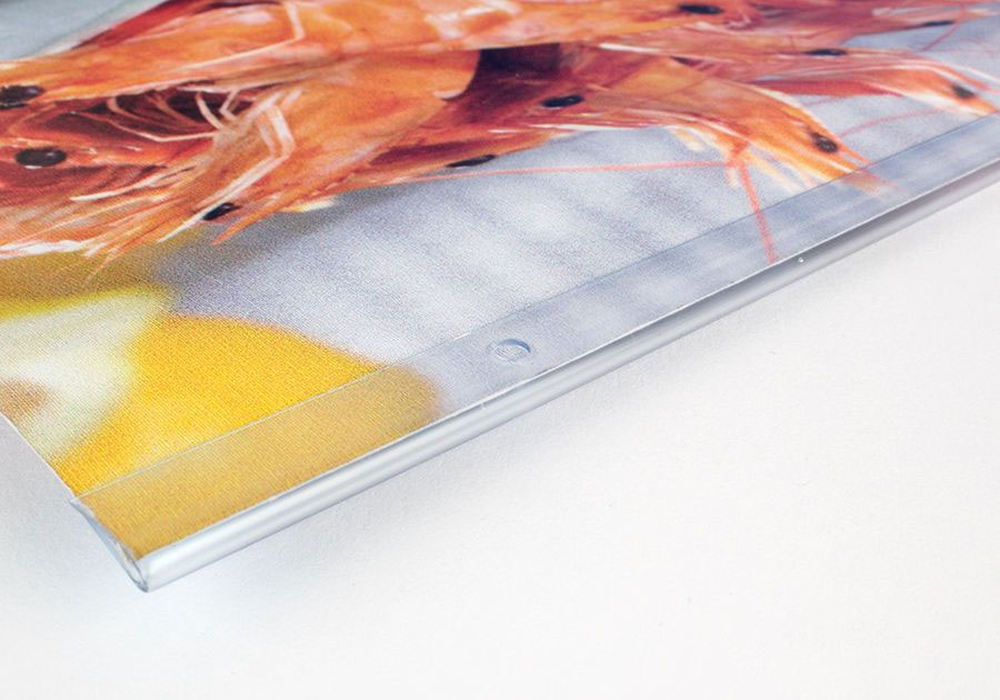 Fijación de kakemono de papel con varilla de PVC