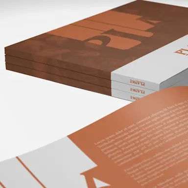 Menu brochure