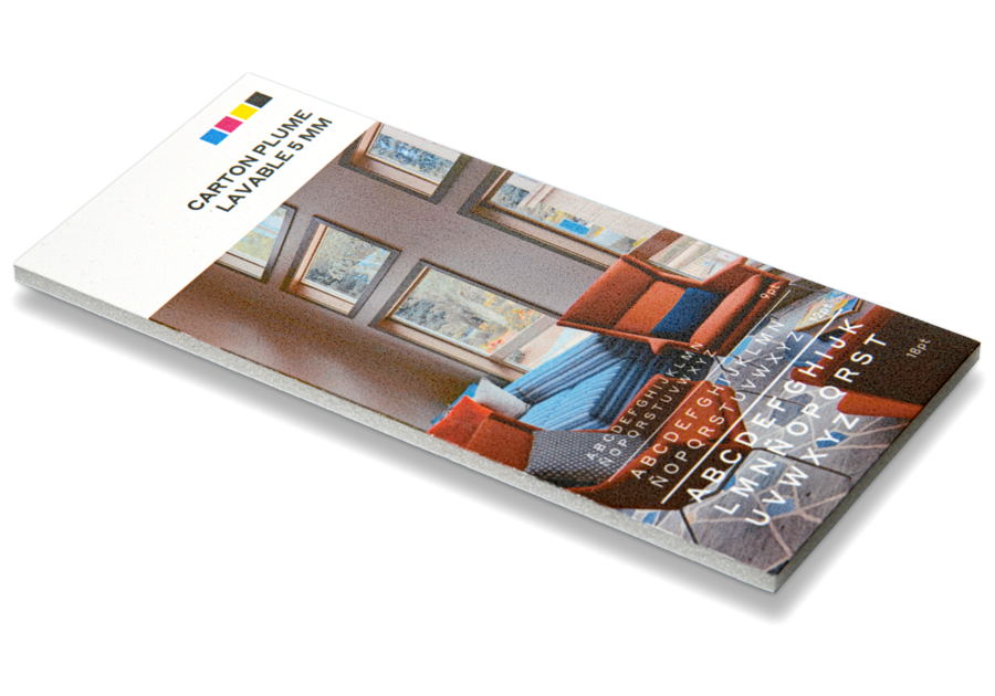 Panel de cartón tablero de espuma lavable 5 mm