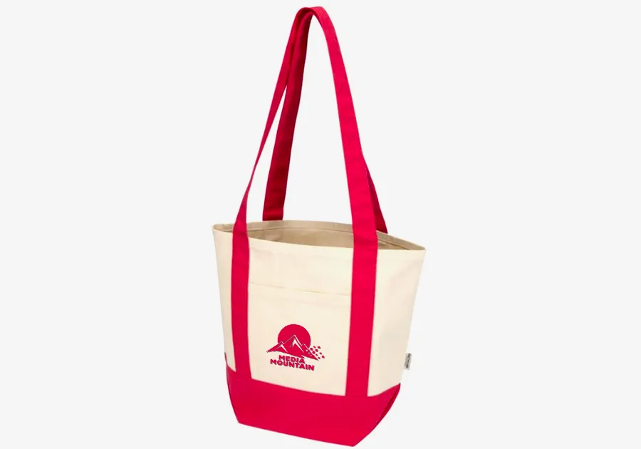 Sac cabas en coton recycle certifie GRS 320 gm2 Sam mini CIM-4DA6CYUE