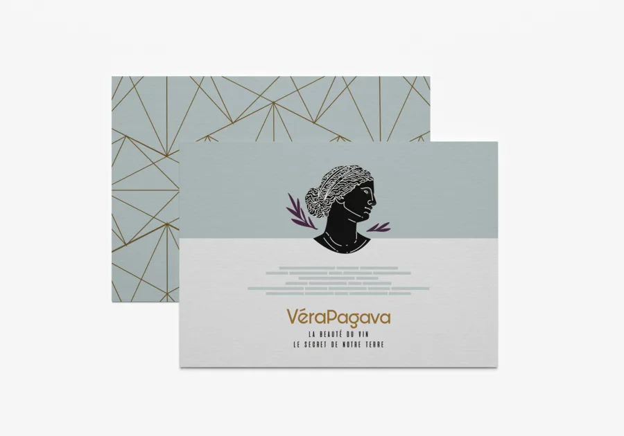 Carte Tarjeta postale papier texturé A6 verapagava