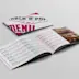 Brochure agraféemenu restauration rock bar vue couverture