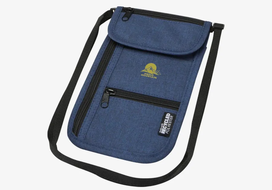 Pochette de voyage intelligente recycle certifie GRS Ross CIM-Q78X48D4