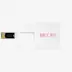 Clé USB carte Slim 4 Go Tampographie blanc