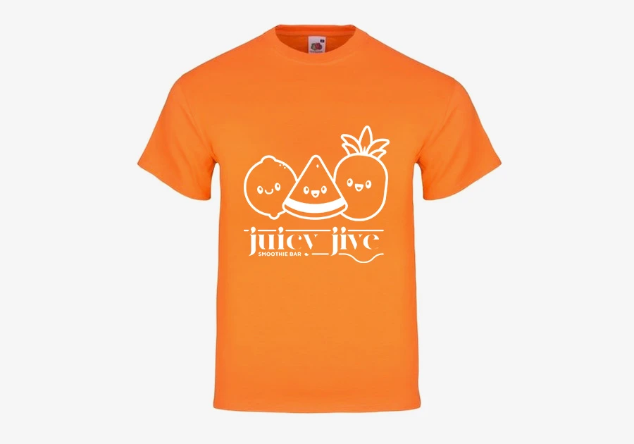 T-shirt homme Heavy Fruit of the Loom® Orange