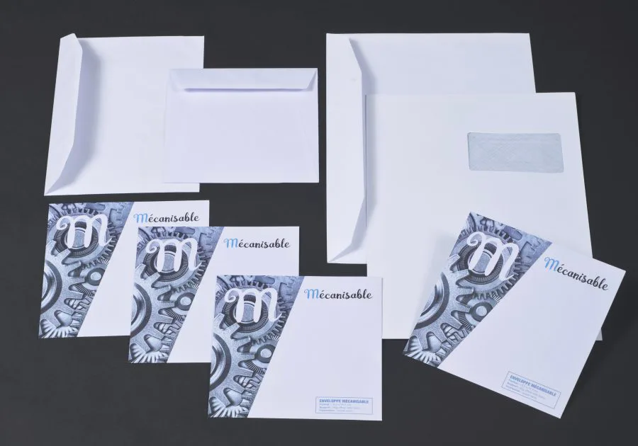 Enveloppe mecanisable