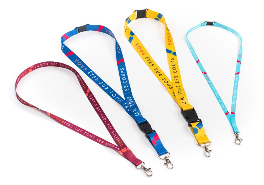 Tour de cou Lanyard 4 tailles