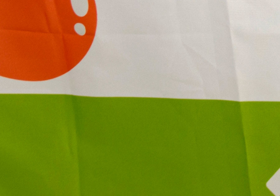 Bandera para mástil con driza tejido ignífugo 110g M1
