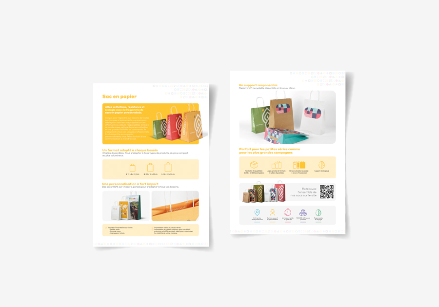 Gammes produits_Exemple de fiche_Gamme sac en papier