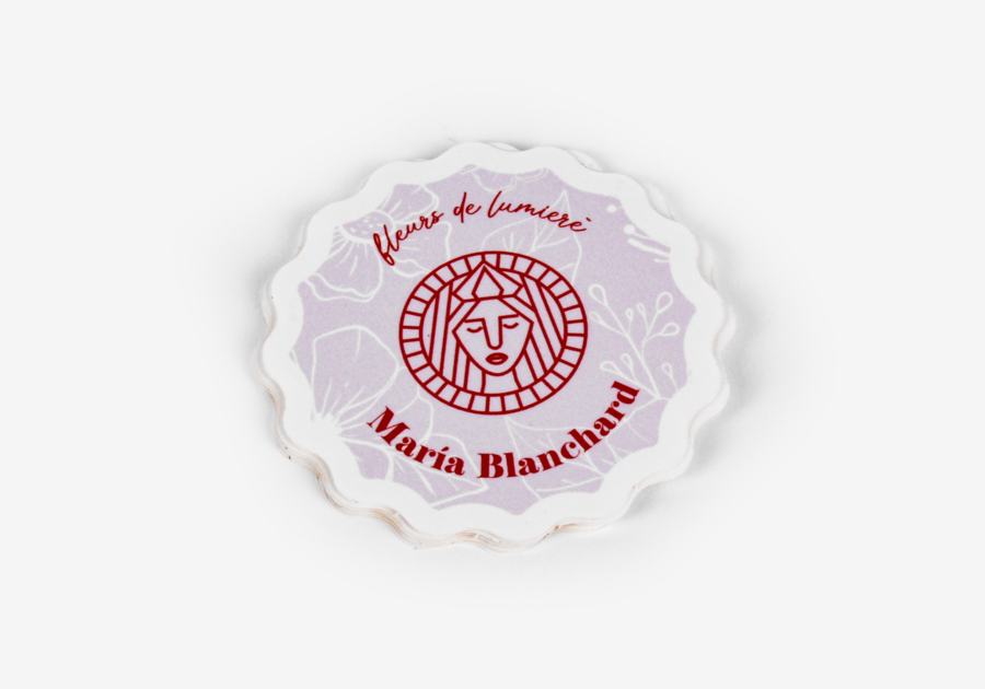 Pegatinas troqueladas a corte completo  forma personalizada