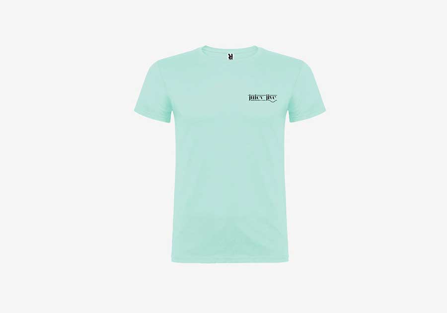 T-shirt-homme-Beagle-turquoise