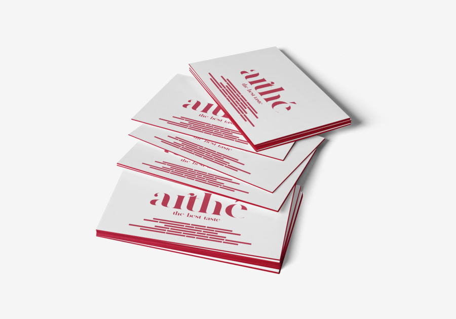 Tarjeta de visita en Tarjeta de invitación de triplex création