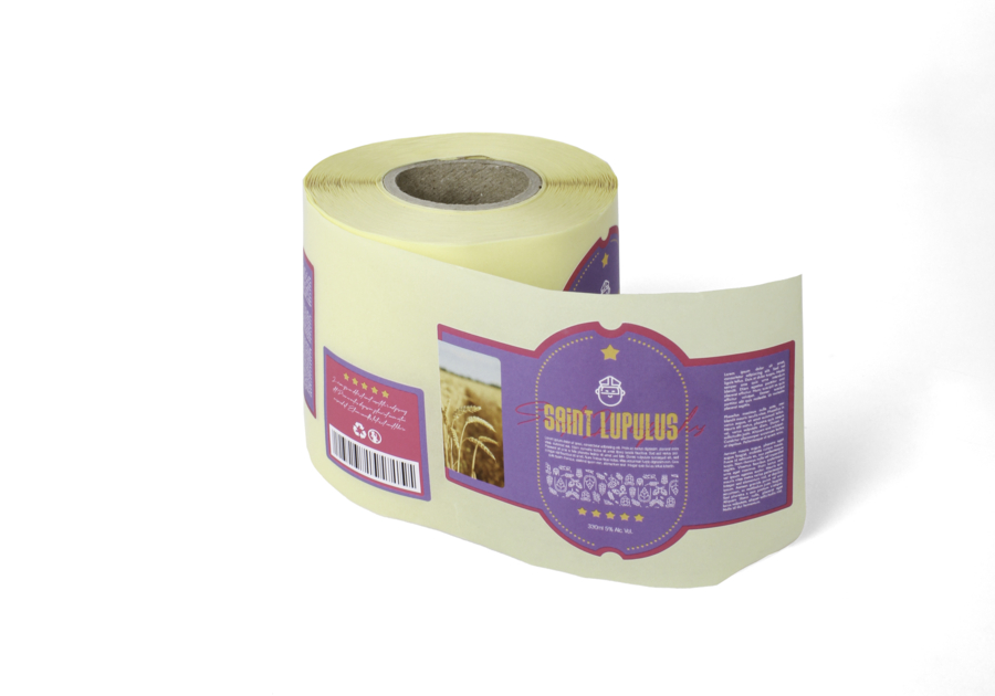 Pegatinas en bobina para colocación automática - Pegatina trasera - abajo