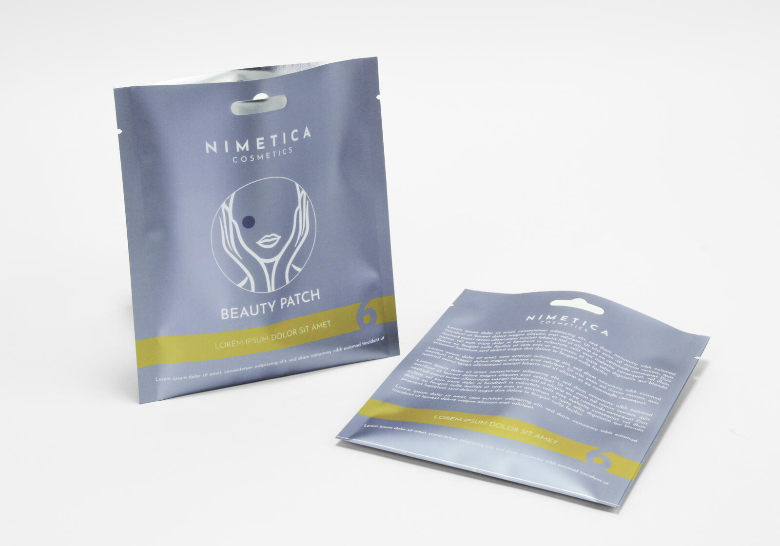 Sachet sans fond - Film recyclable métallisé  soft touch