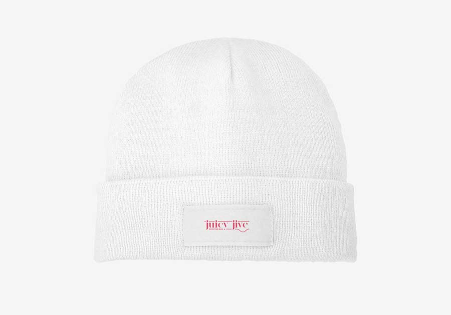 Bonnet-avec-étiquette-Boreas-blanc