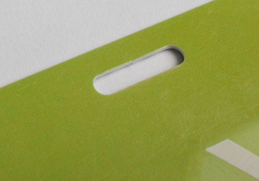 Acreditación PVC perforación alargada