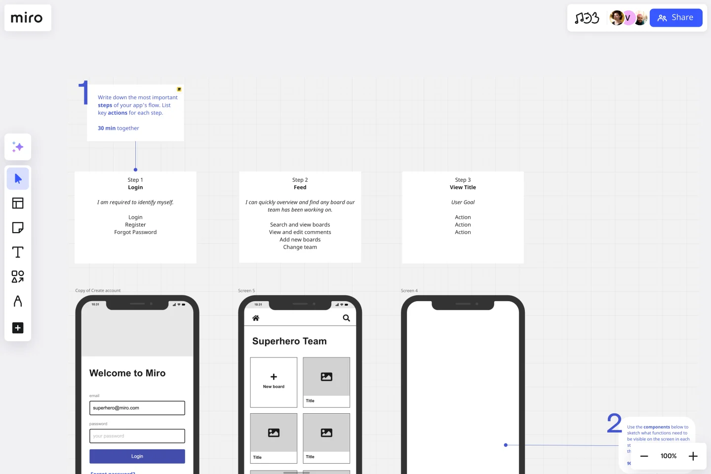 App Wireframing