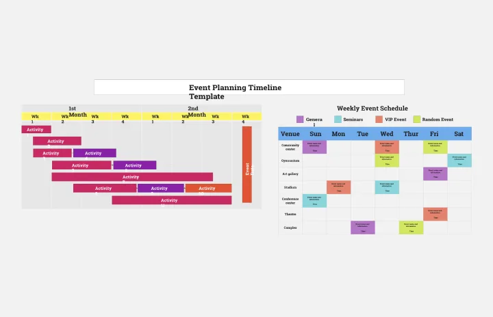 Event Planning Timeline template thumb