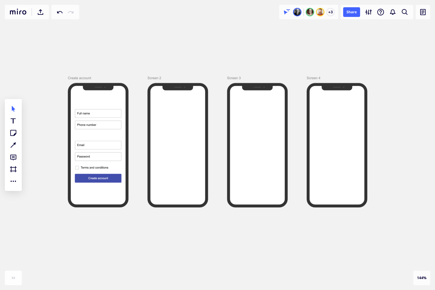 Download App Wireframe Template Miro