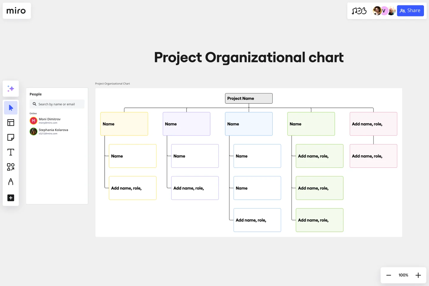 Project Organizational Chart