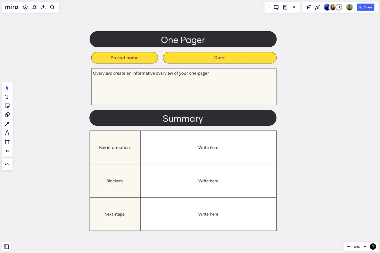 ONE PAGER TEMPLATE -web