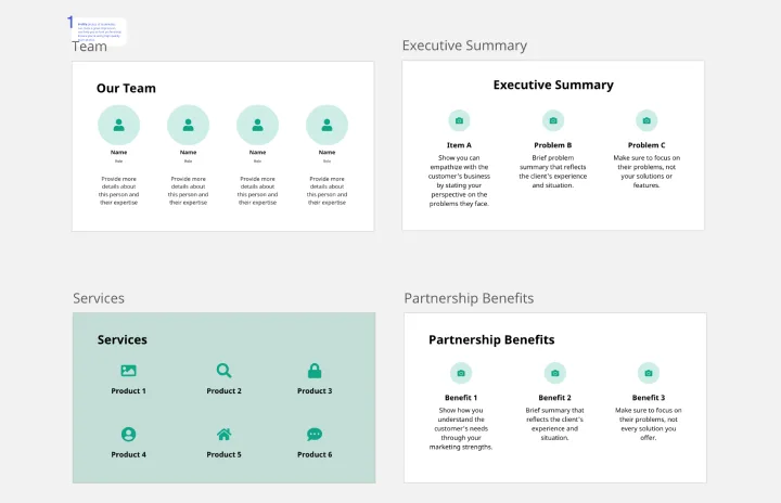 compile a visual presentation for a training session Marketing Proposal-thumb-web