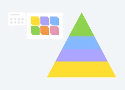 pyramid diagram template